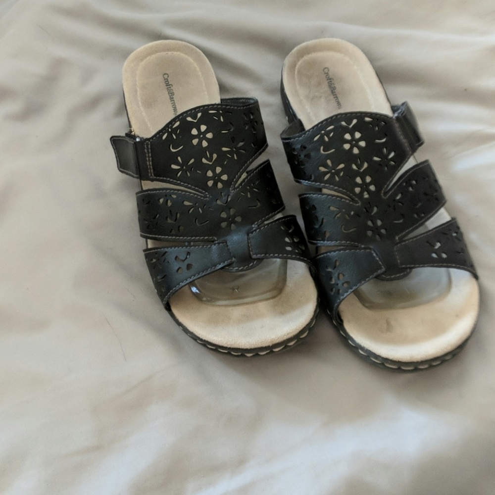 Black sandals